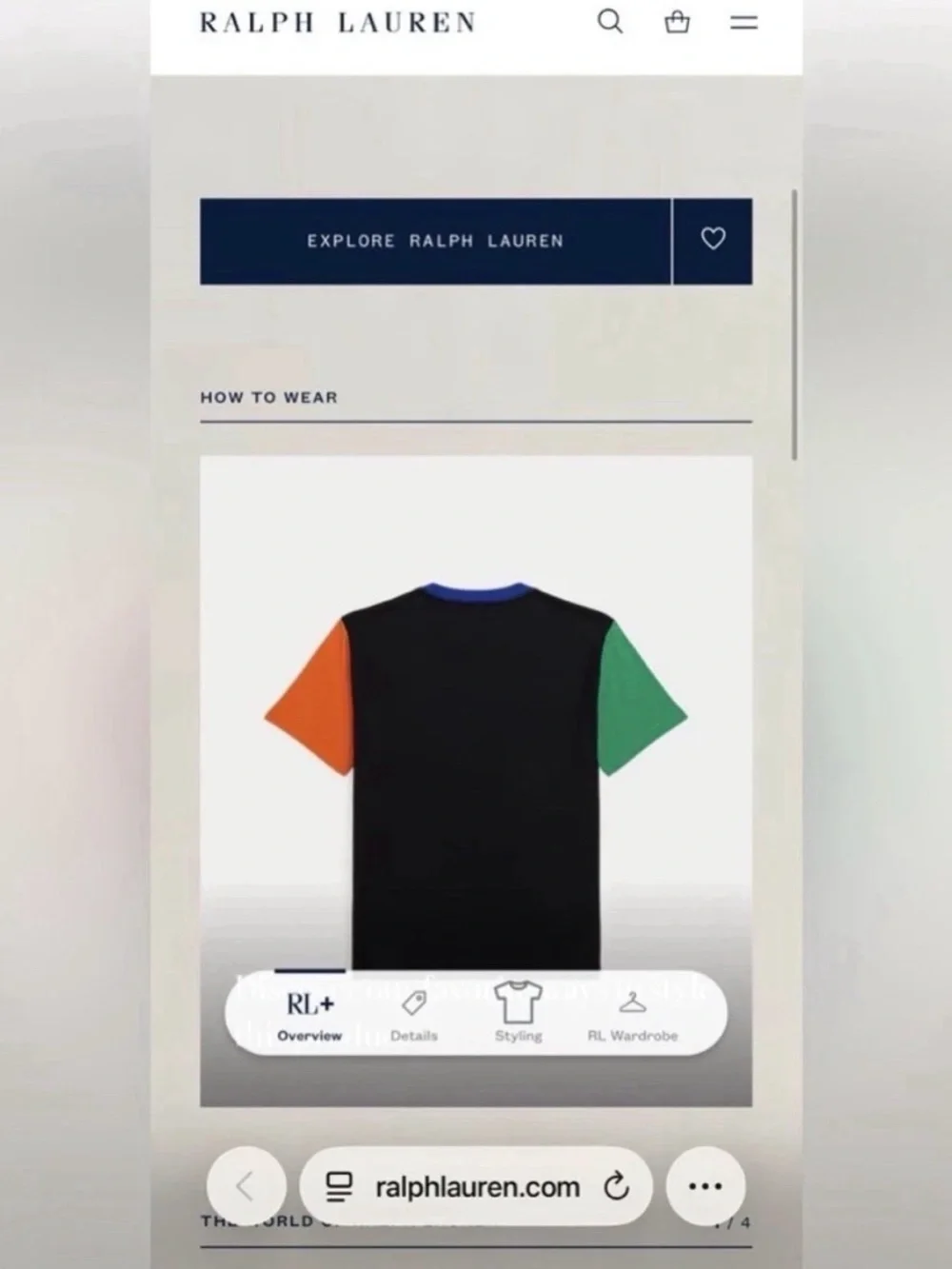 Polo Ralph Lauren Boy’s Logo Color blocked Cotton Jersey Tee + Navy Shorts, XL